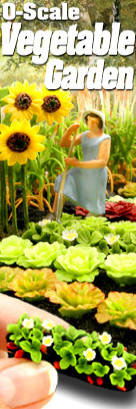 O-Scale Vegetable Garden